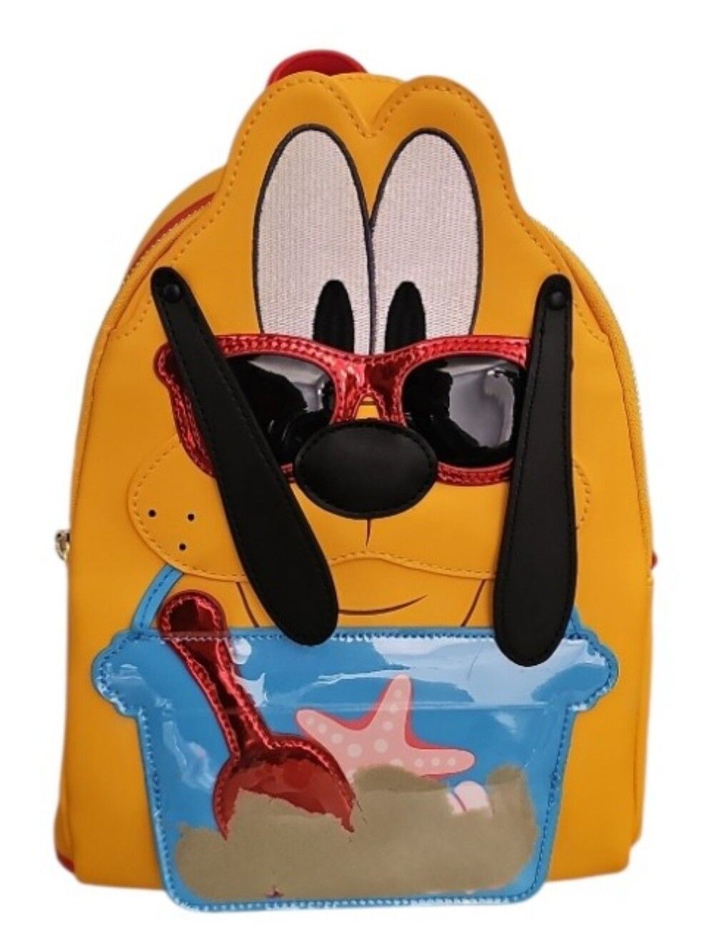 Loungefly Disney Pluto Summer Beach Mini Backpack NWT Sandcastle Vacation Bag